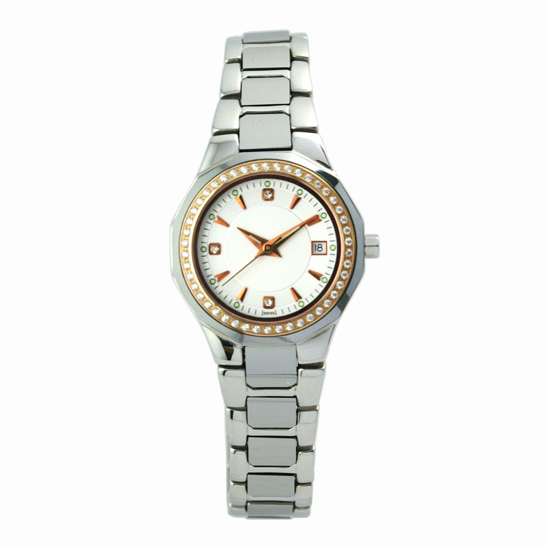 Stainless Steel & Tungsten Steel Couple Watch