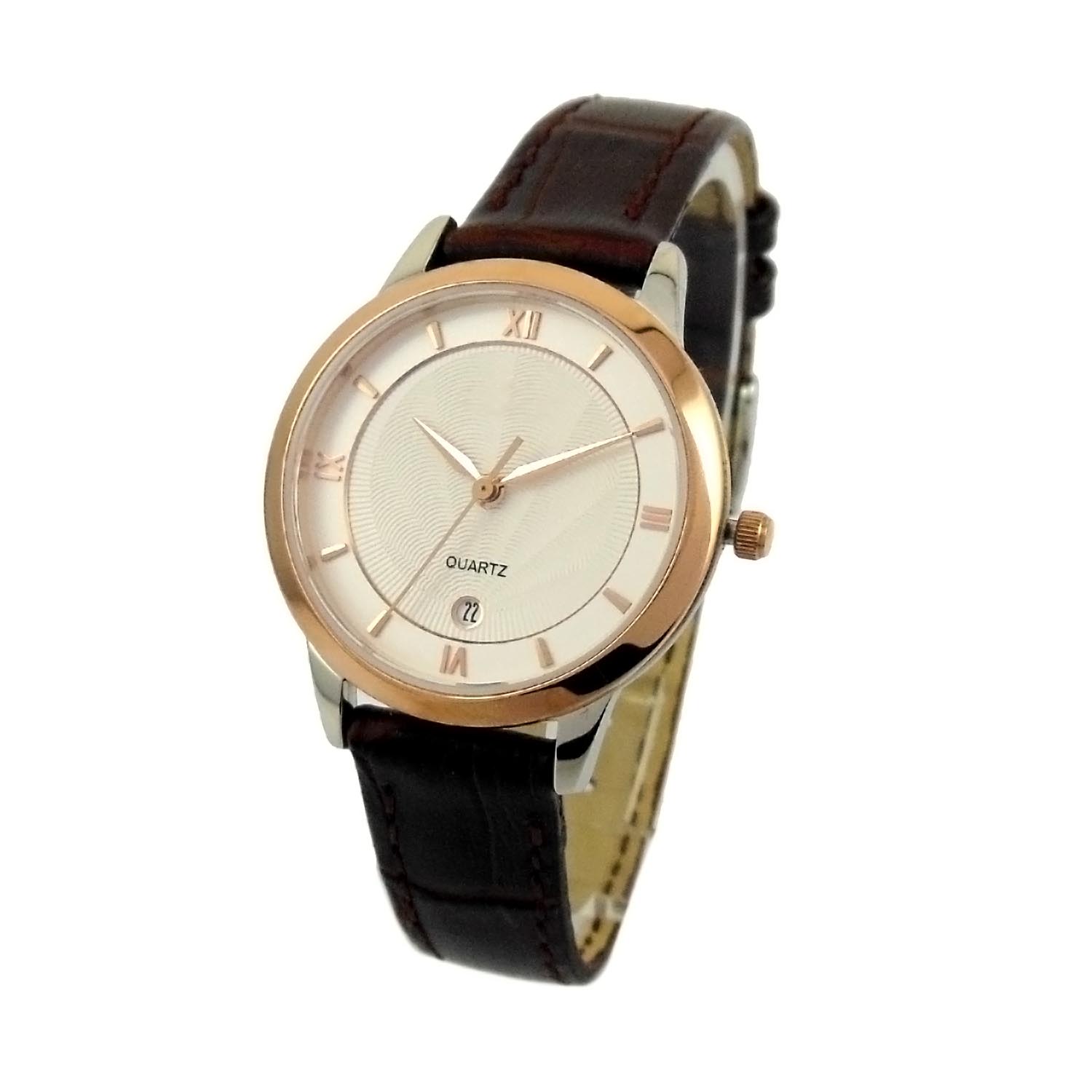 Rose Gold Color Stainless Steel Color Lady Watch