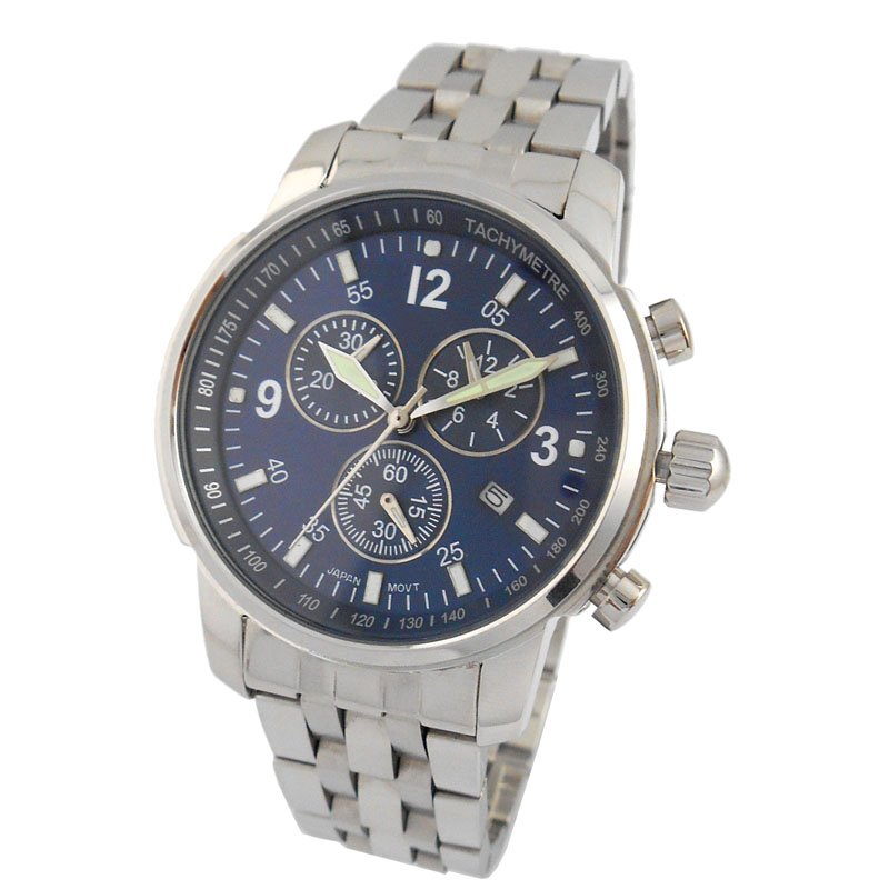 Japan Movt Stainless Steel Men Wristwatch