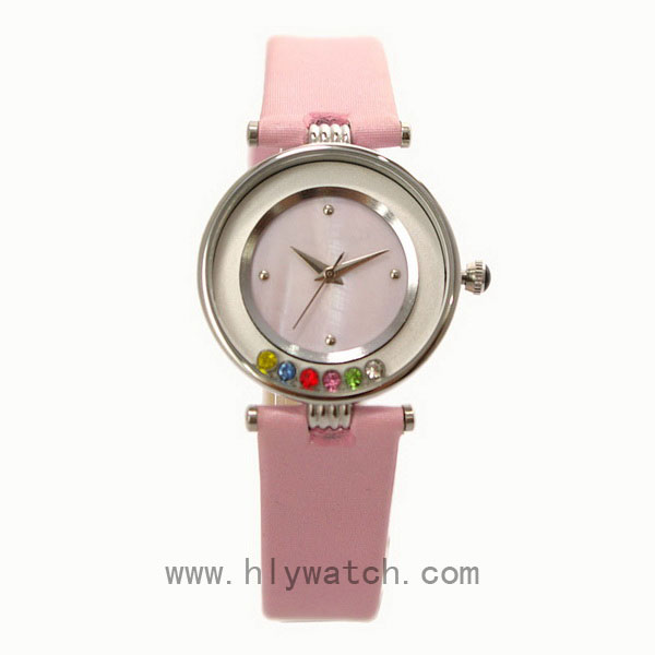 Leather Strap Promotional Lady Watch
