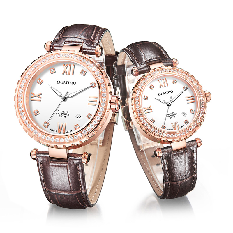 Leather Couple Watch