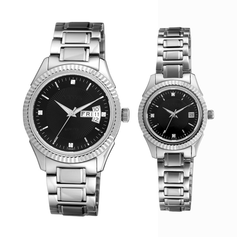 Swiss Movt Couple Watch