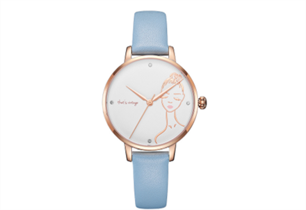 Rose Gold Lady Watch--Art and Technology